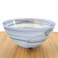 Red Pomegranate Collection 10 in. Nuage Serving Bowl, Graphite 0814-7